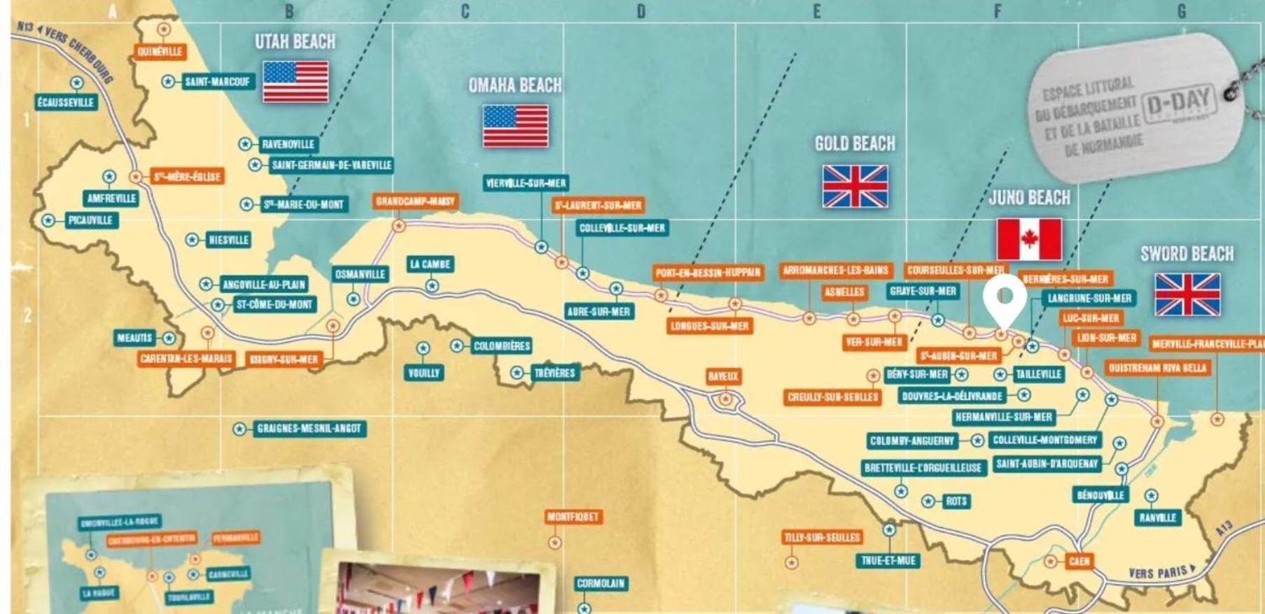Lamaisonnette 500M Plage Juno Beach Bernières-sur-Mer Eksteriør bilde